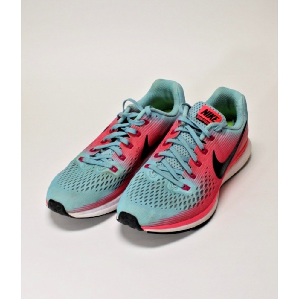 Nike Air Zoom Pegasus‎ 34 880560-406 Blue Pink Running Shoes Women Size 10
